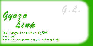 gyozo limp business card