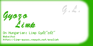 gyozo limp business card